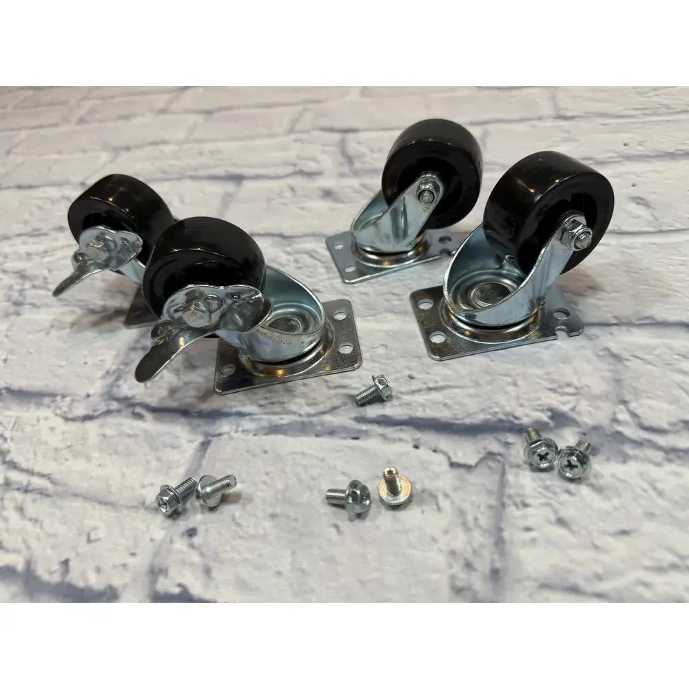 4.8 Appliance Casters Locking Ball Bearing Swivel Wheels INCLUDES 7 BOLTS XOU24O